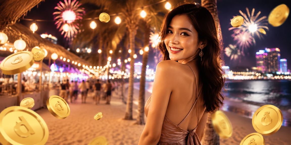 Nhóm bạn trẻ chơi bài và cá cược tại chợ đêm Nha Trang